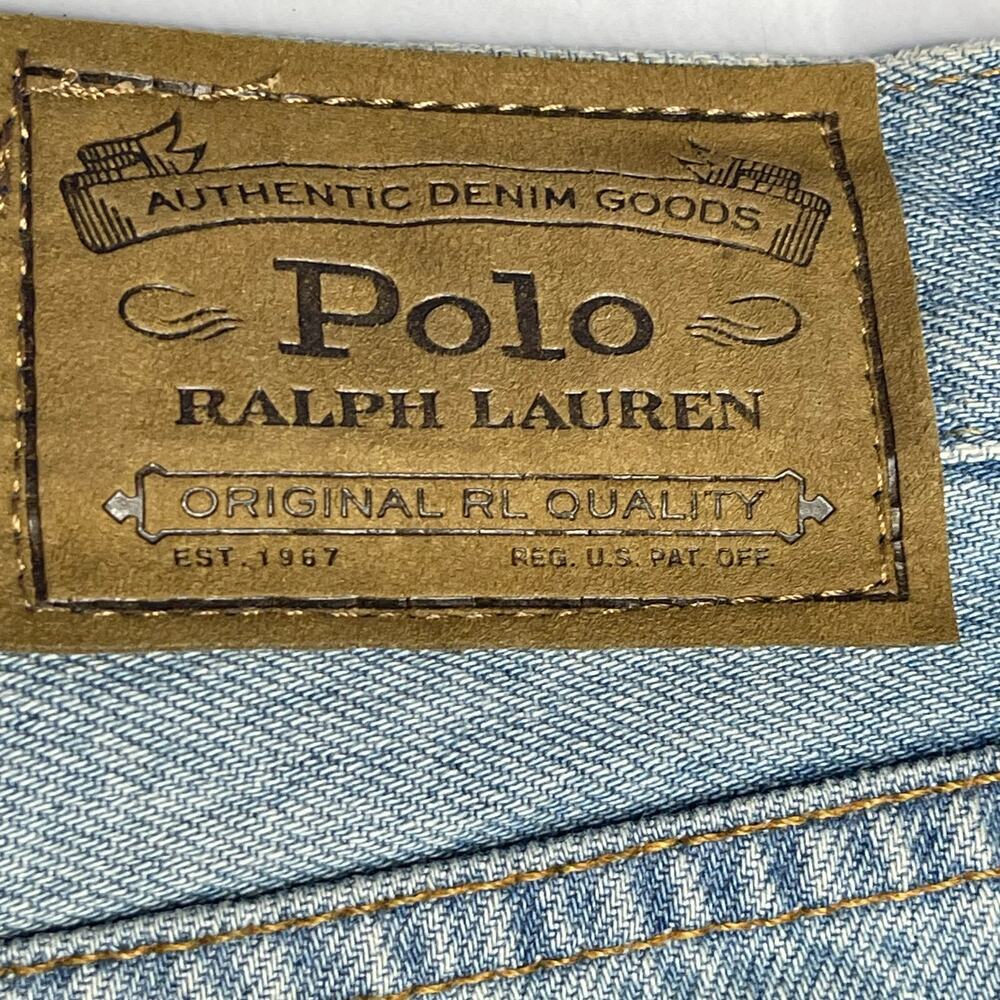 Polo Ralph Lauren Big Boys Sullivan Raw Hem Denim Shorts size 16 Slim New - Picture 6 of 12